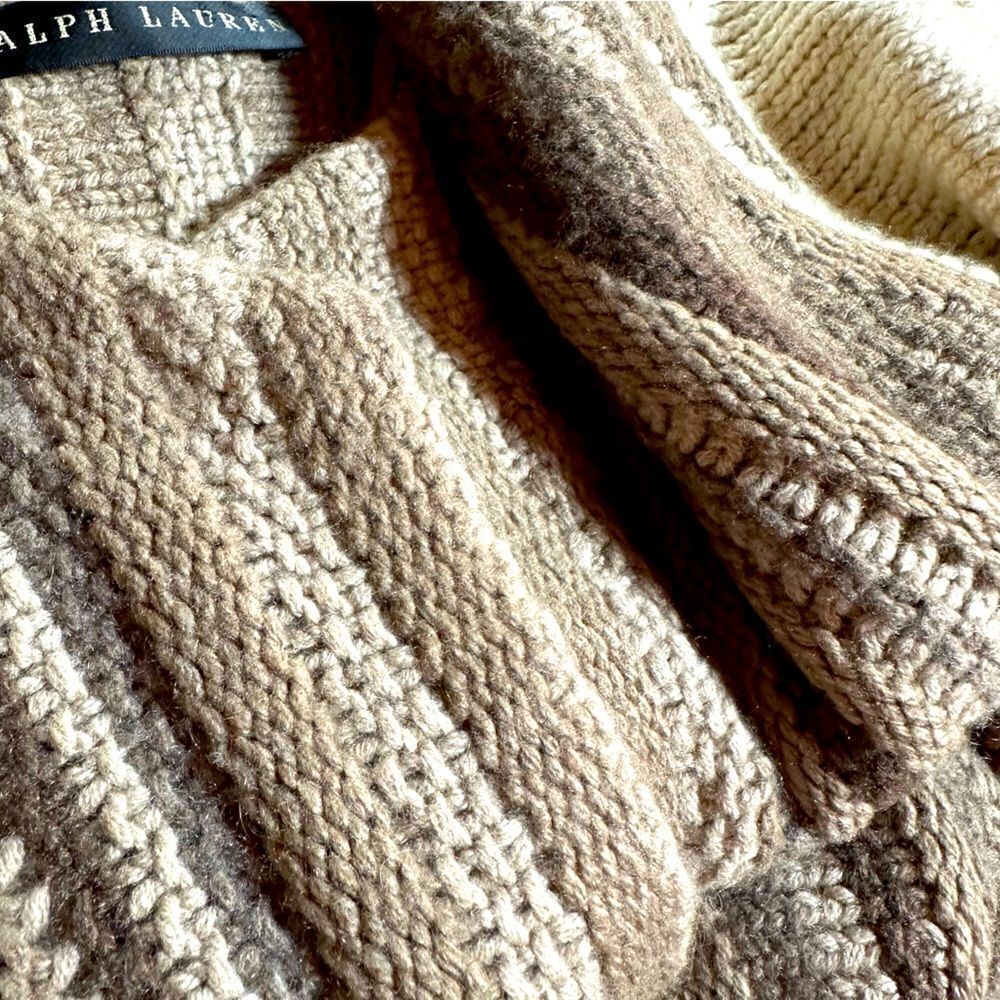 Ralph Lauren Black Label Cashmere Serape Ruana - Picture 7 of 16